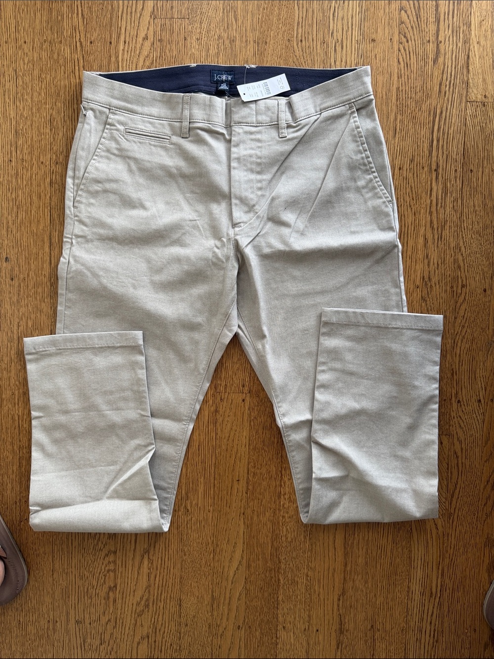 J. Crew Men’s Performance Chino Pants in Light Beige